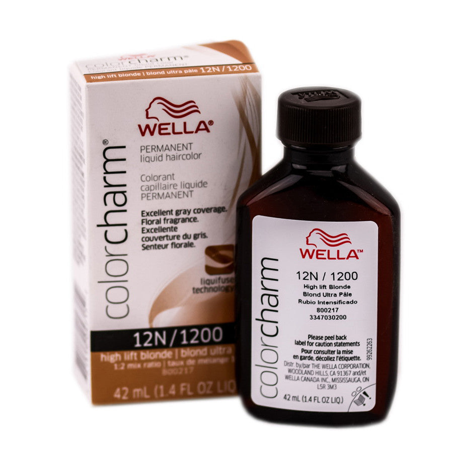 Wella Clolor Charm Permanent Liquid Hair Color 12N by 1200, 1.4 Oz