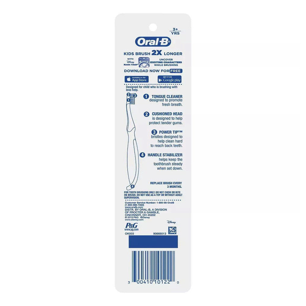Oral-B Kids Manual Toothbrushes Disneys Princess Characters, Assorted, 2 Ea