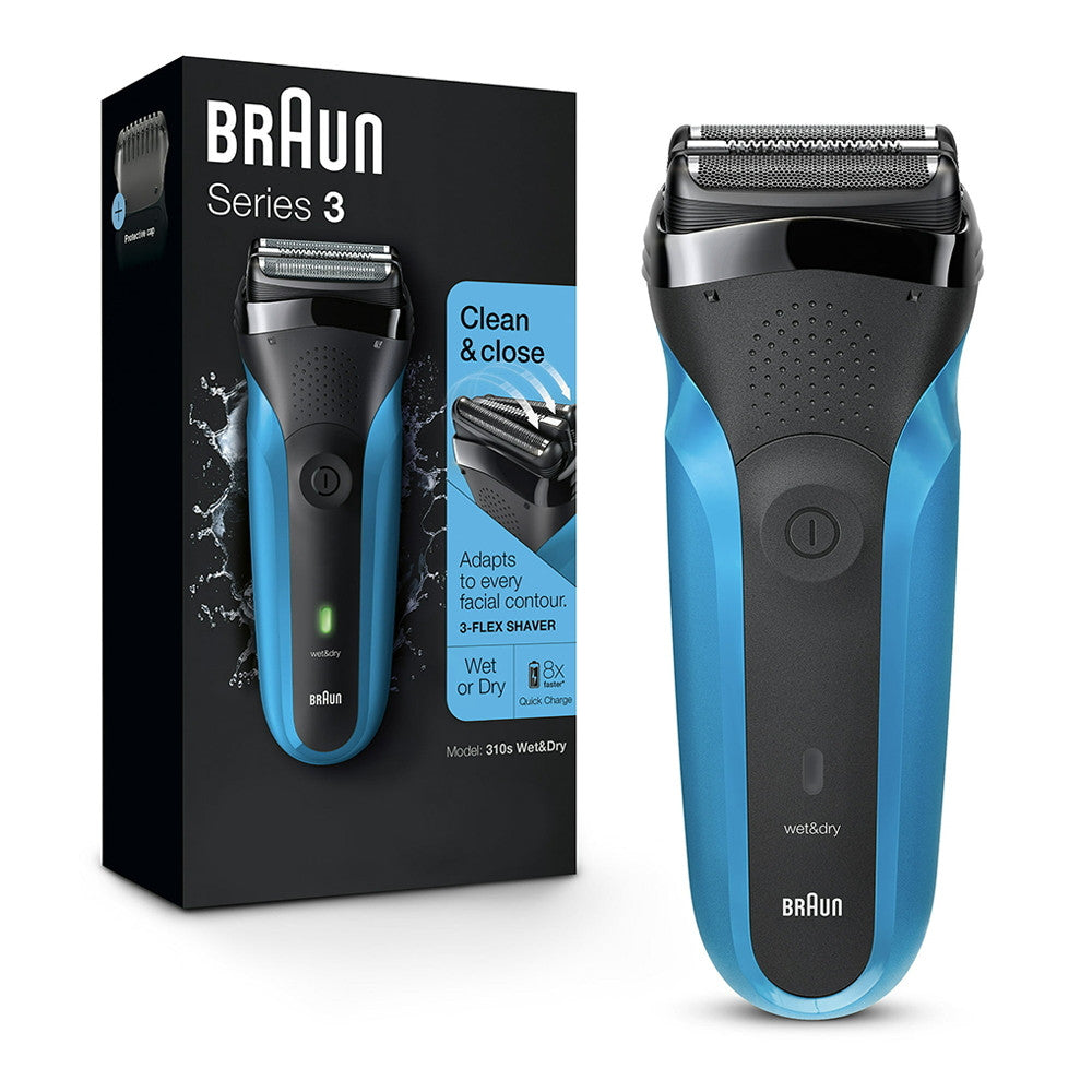 Braun Series 3 310s Rechargeable Wet Dry Men's EleEaric Shaver, 1 Ea