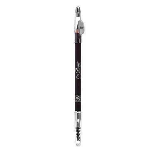 Kiss Go Brow Eyebrow Wooden Pencil Black Brown, 1 Ea
