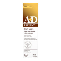 A+D Original Diaper Rash Ointment Baby Skin Moisturizer, 4 Oz