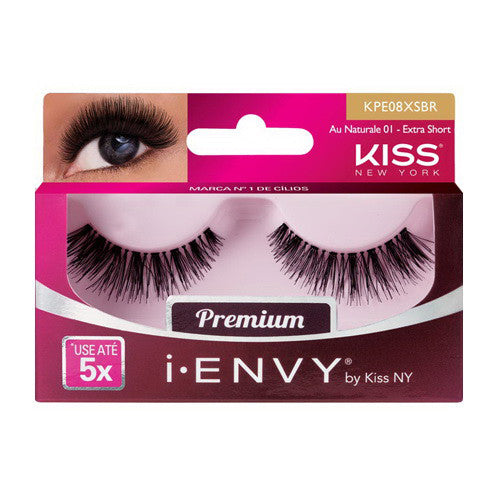 Kiss I Envy Au Naturale 01 Extra Short Lashes, 1 Pair