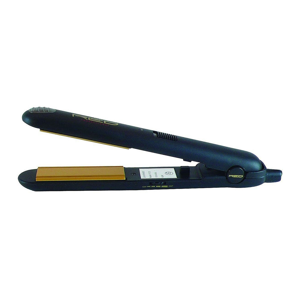 Kiss Red Ceramic Tourmaline Professional Wet To Dry Flat Iron, 1.25 Inch, 1 Ea