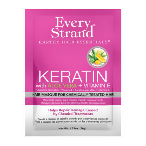 Every Strand Keratin with Aloe Vera and Vitamin E Hair Masque for Chemically Treated Hair 1.75Oz (50g)