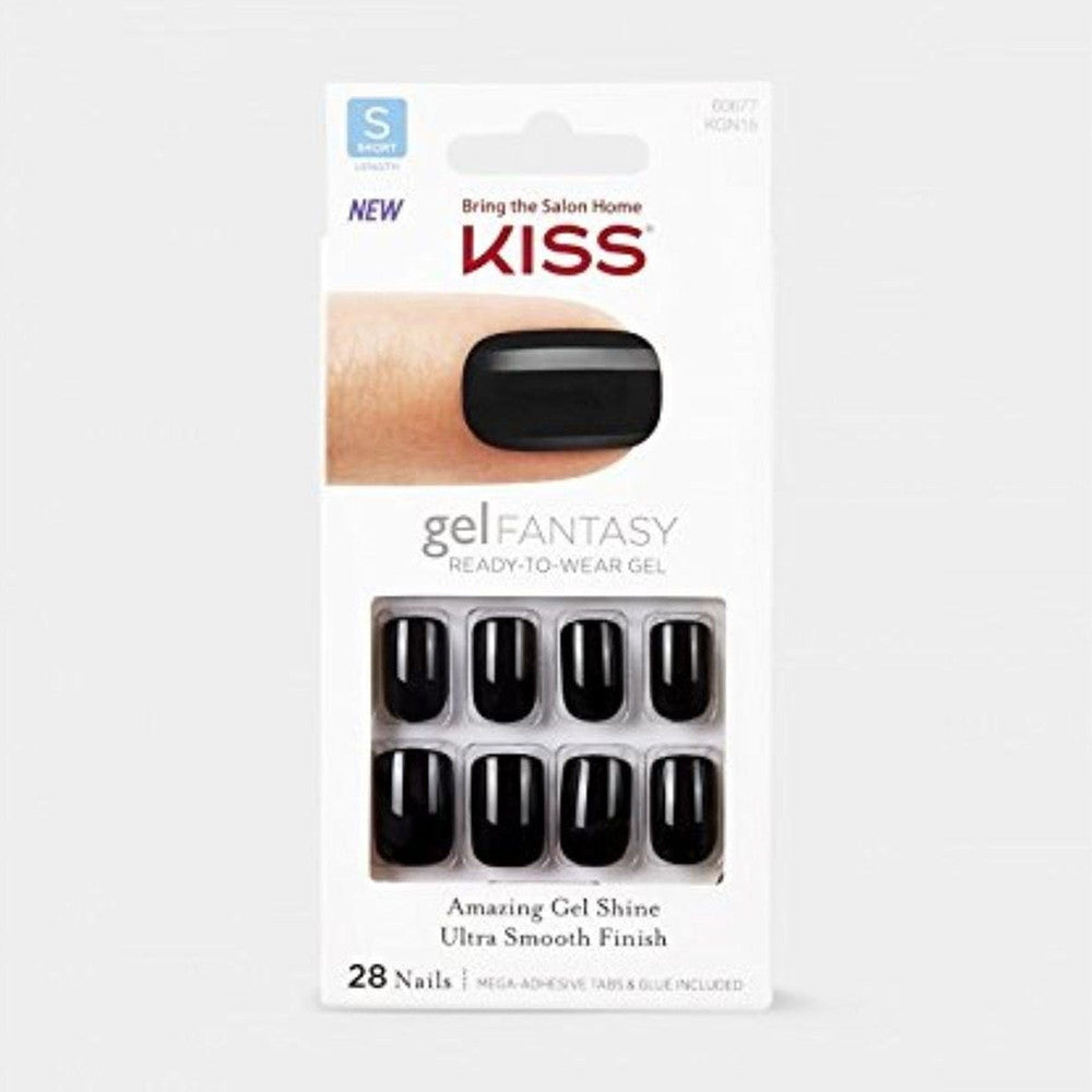 Kiss Gel Fantasy Ready to Wear Fake Nails Aim High, 28 Ea