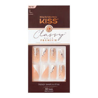 Kiss Premium Classy Fake Nails Gorgeous, 30 Ct