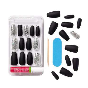 Kiss Gel Fantasy Ready to Wear Fake Nails, A Whole New World, 28 Ct