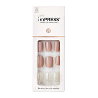 Kiss imPRESS Press on Manicure Fake Nails, One More Chance, 30 Ct