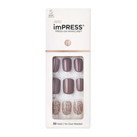 Kiss imPRESS Press on Manicure Press On Nails Flawless, 30 Ct