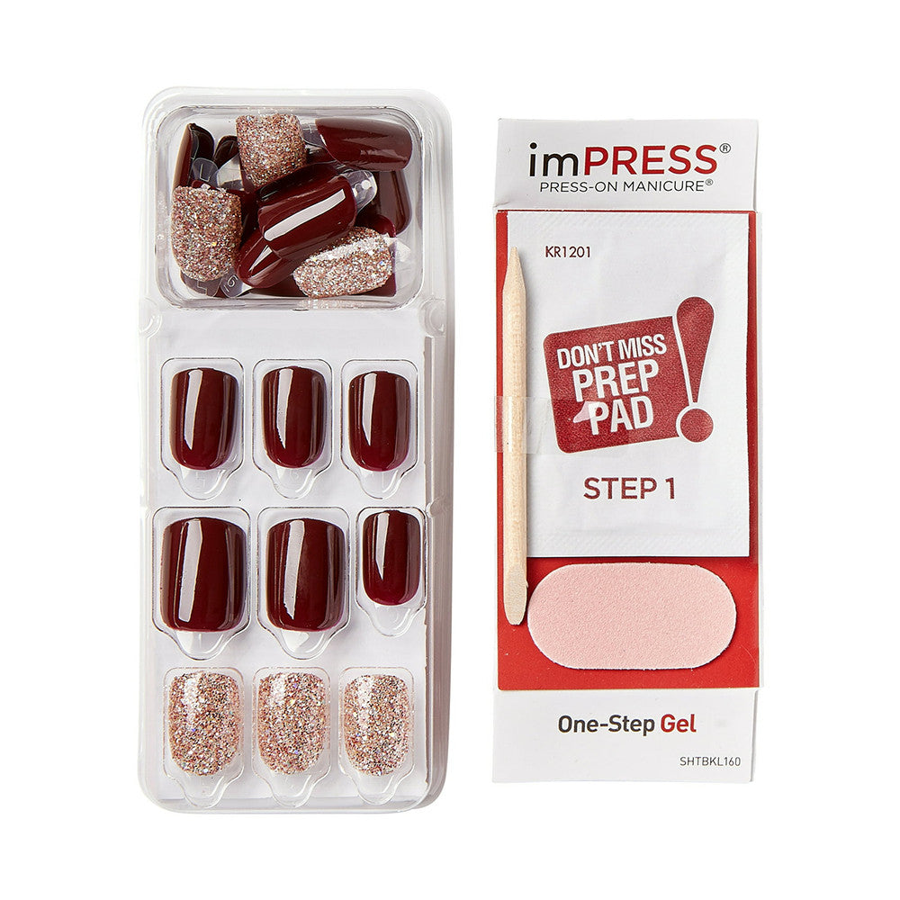 Kiss imPRESS Press on Manicure Fake Nails No Other, 30 Ct