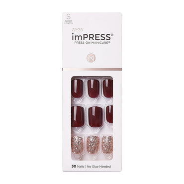 Kiss imPRESS Press on Manicure Fake Nails No Other, 30 Ct