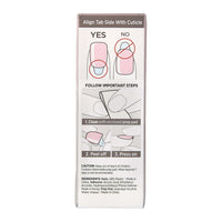 Kiss impress Color Press on Manicure Pick Me Pink, Short, 30 ct