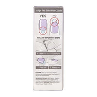 Kiss imPRESS Color Press on Manicure PiEaure PurpleEa Short, 30 Ea