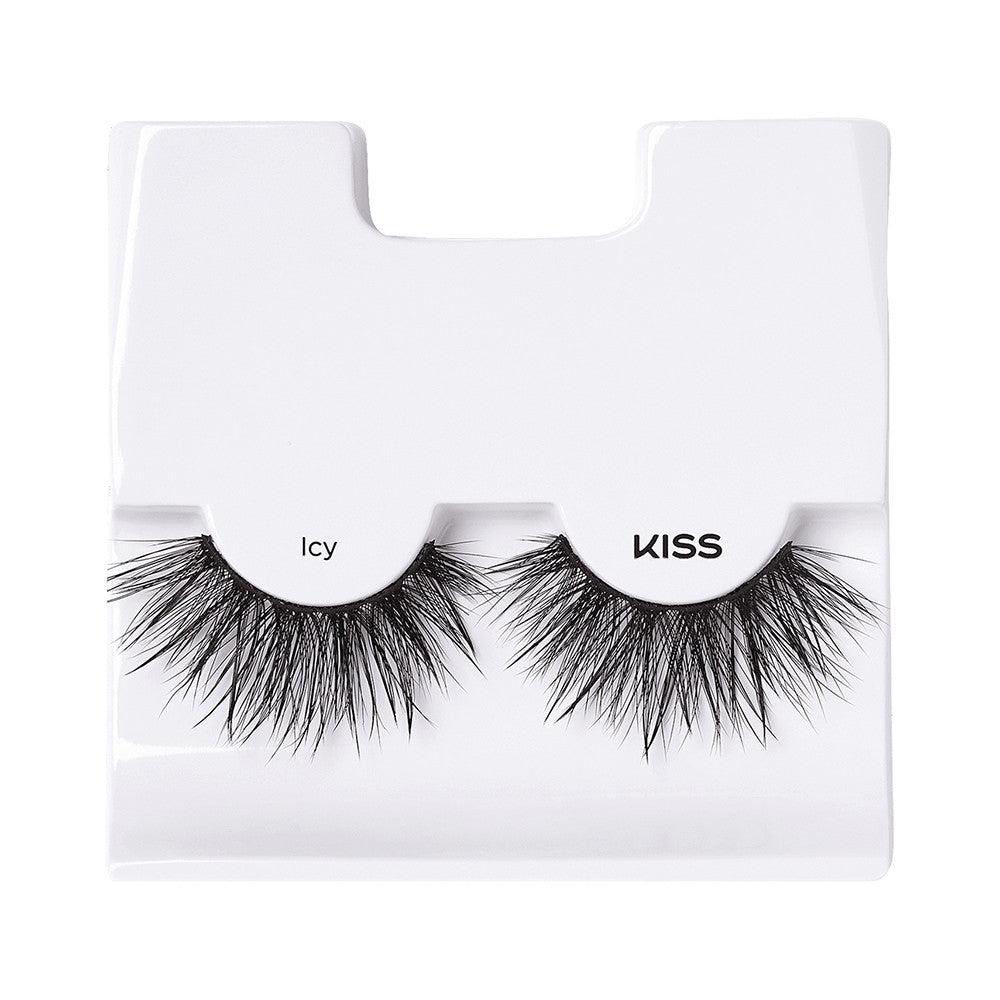Kiss Lash Drip Spiky X Boosted Volume Fake Eyelashes Icy, 1 Ea