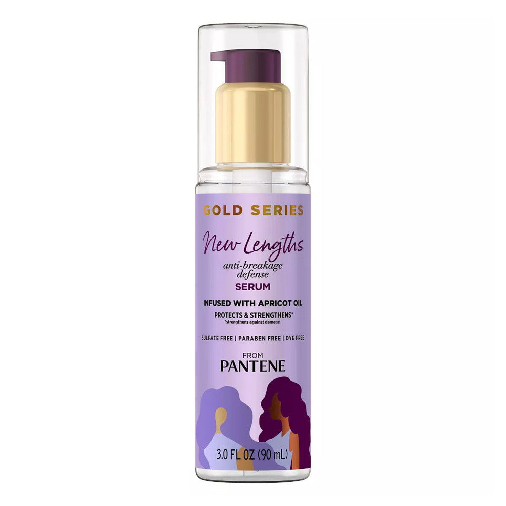Pantene Gold Series New Length Anti Breakage Defense Serum, 3 Oz