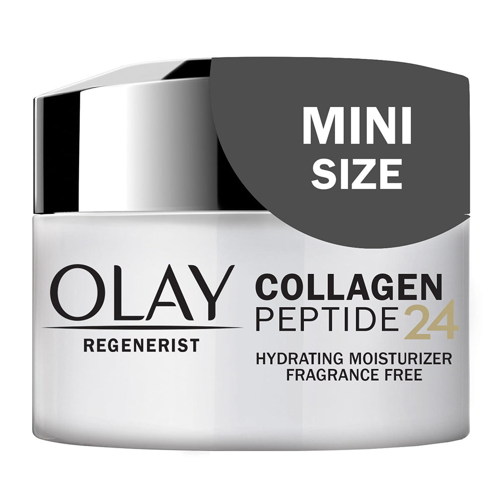 Olay Regenerist Collagen Peptide 24 Hydrating Face Moisturizer Fragrance Free 0.5Oz (15ml)