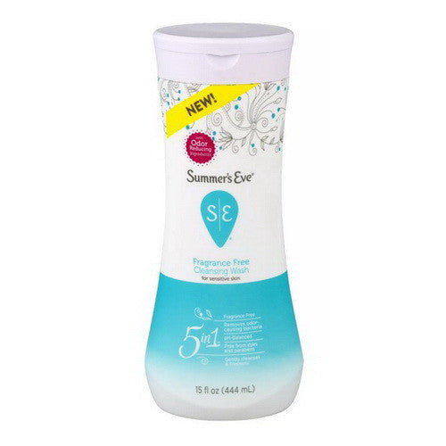 Summers Eve Feminine Cleansing Wash, Fragrance Free, 15 Oz