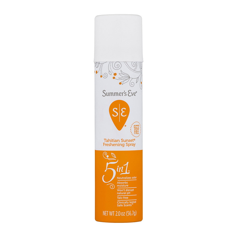 Summers Eve Tahitian Sunset Freshening Spray, 2 Oz