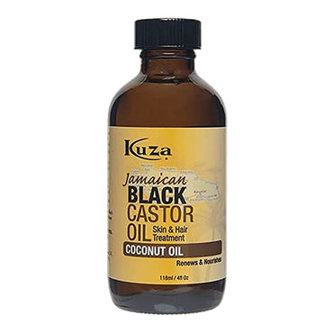Kuza Jamaican Black Castor Oil, Coconut For Hair And Skin Treatment, 4 Oz