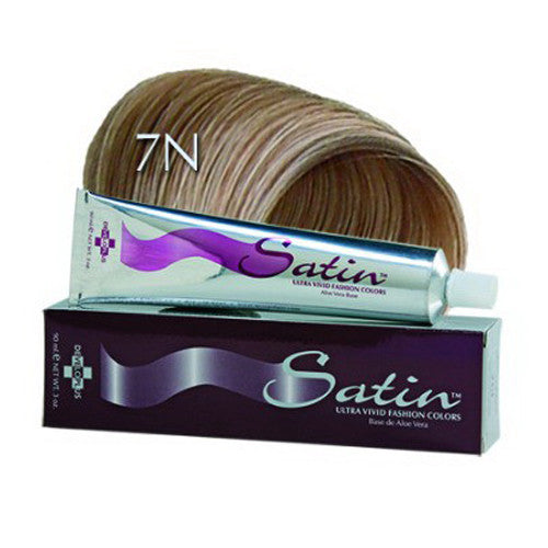 Developlus Satin Hair Color #7N Blonde, 3 Oz