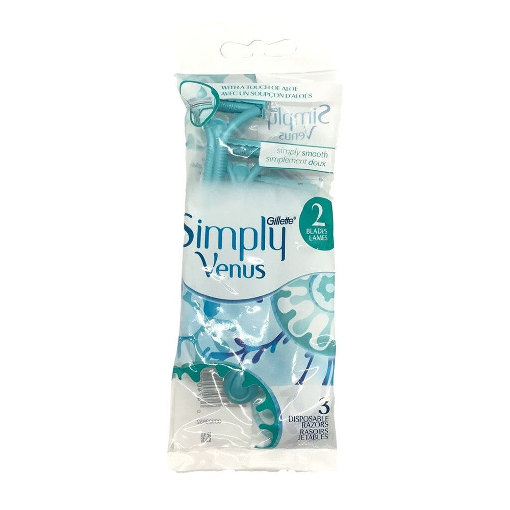 Gillette Simply Smooth Venus Disposable Razors, 3 Ea