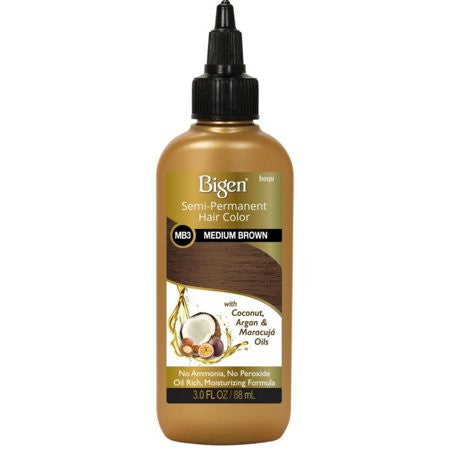 Bigen Semi Permanent Hair Color,#MB3 Medium Brown, 3 Oz