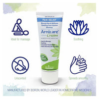 Boiron Arnicare Homeopathic Pain Relief Cream, 2.5 oz