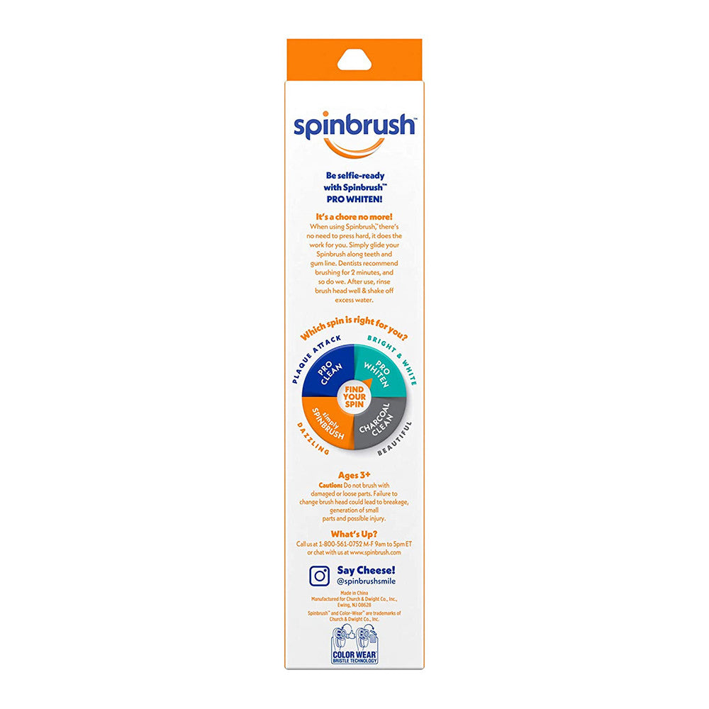 Arm And Hammer Spinbrush Pro Series Daily Clean Brush Heads Soft, 2 ea