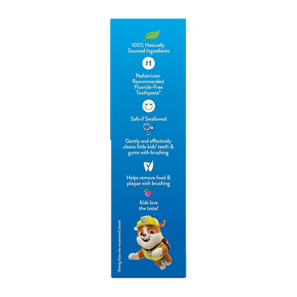 Orajel Kids Paw Patrol Fluoride-Free Training Toothpaste, Natural Fruity Fun Flavor, 1.5 Oz