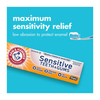 Arm & Hammer Sensitive Teeth Anticavity Fluoride Toothpaste, Refreshing Mint, 4.5 Oz