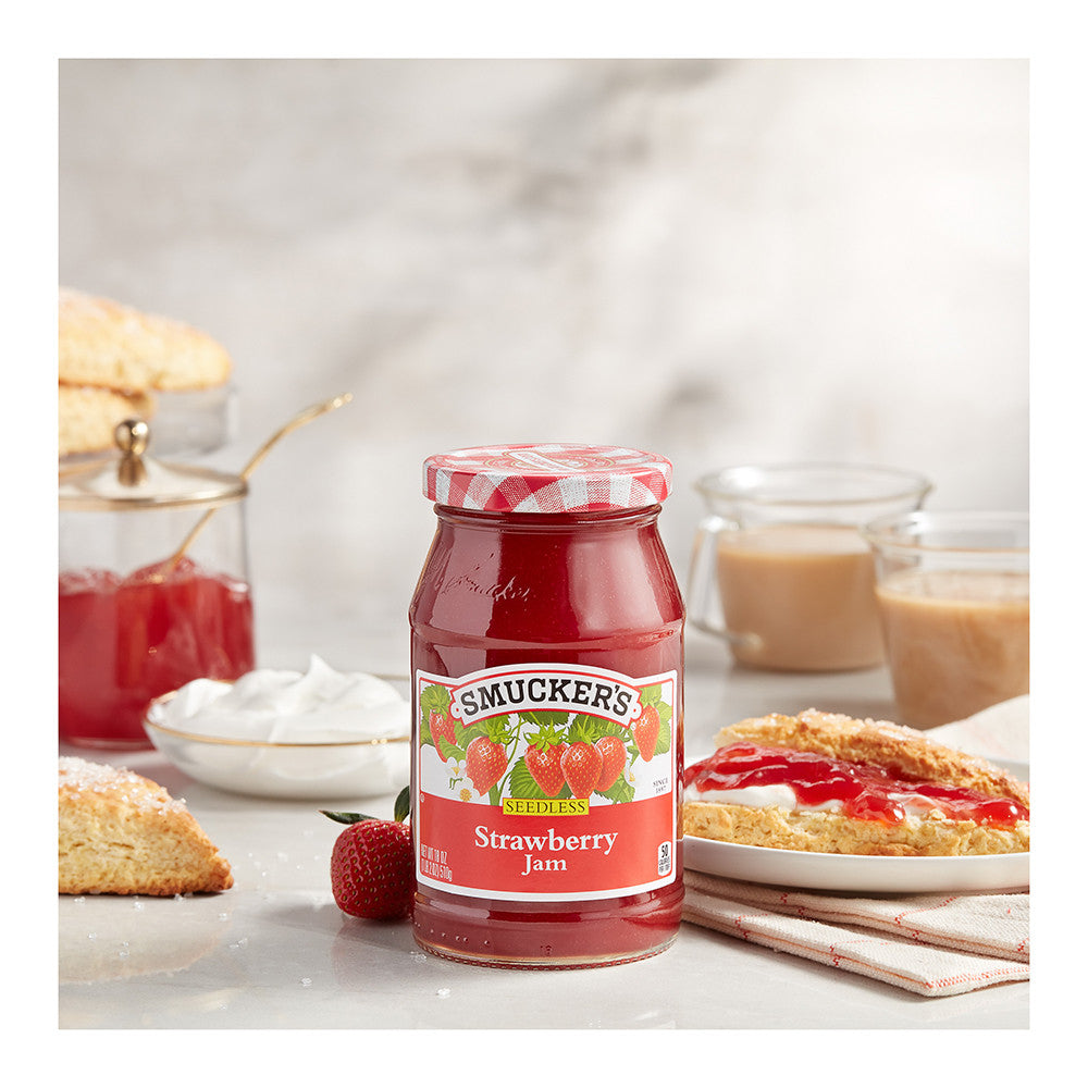 Smucker's Seedless Strawberry Jam, 18 Ea