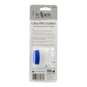 Apex Ultra Pill Crusher, Tri-Grip Design - 1 Ea