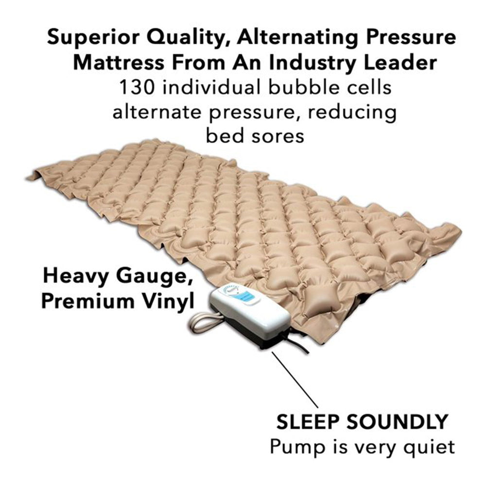 Meridian Alternating Pressure Mattress with Electric Pump for Bed Sore Prevention 1Ea