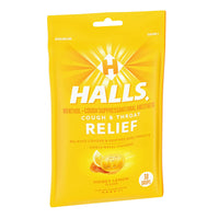 Halls Honey Lemon Cough and Throat Relief Drop Bag - 30 Ea