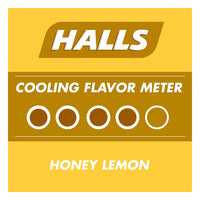Halls Honey Lemon Cough and Throat Relief Drop Bag - 30 Ea