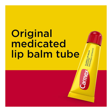 Carmex Moisturizing Lip Balm Medicated Original Flavor, 0.35 Oz