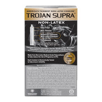 Trojan Supra Non-Latex Bareskin Lubricated Condoms, 6 Ea