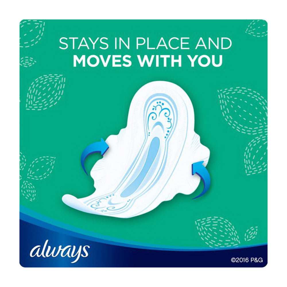 Always Ultra Thin Maxi Pads With Flexi-Wings, Regular - 10 Ea