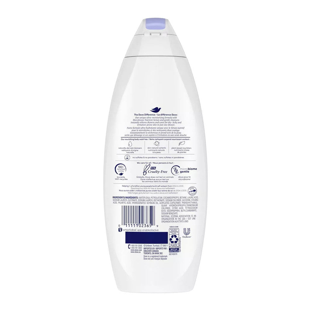 Dove Beauty Irritation Care Fragrance Free Body Wash, 22 Oz