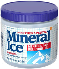 Mineral Ice Original Therapeutic Menthol Pain Relieving Gel, 16 Oz
