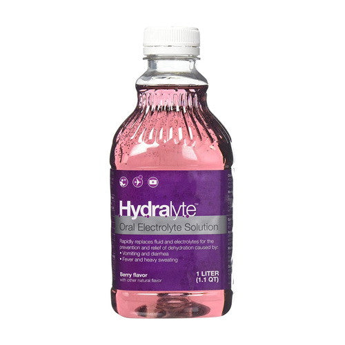 Hydralyte Oral Electrolyte Solution Berry Flavor, 33.8 Oz