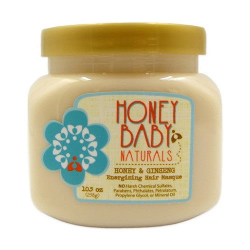 Honey Baby Naturals Honey And Ginseng Energizing Hair Masque, 10.5 Oz