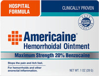 Americaine Hemorrhoidal Ointment, Maximum Strength, Hospital Formula - 1 Oz
