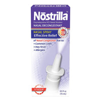 Nostrilla 12 Hour Nasal Decongestant Spray - 0.5 Oz