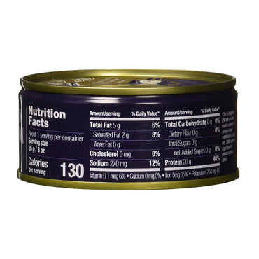 Tonnino Yellowfin Tuna Solid Pack in Olive Oil, 4.9 Oz