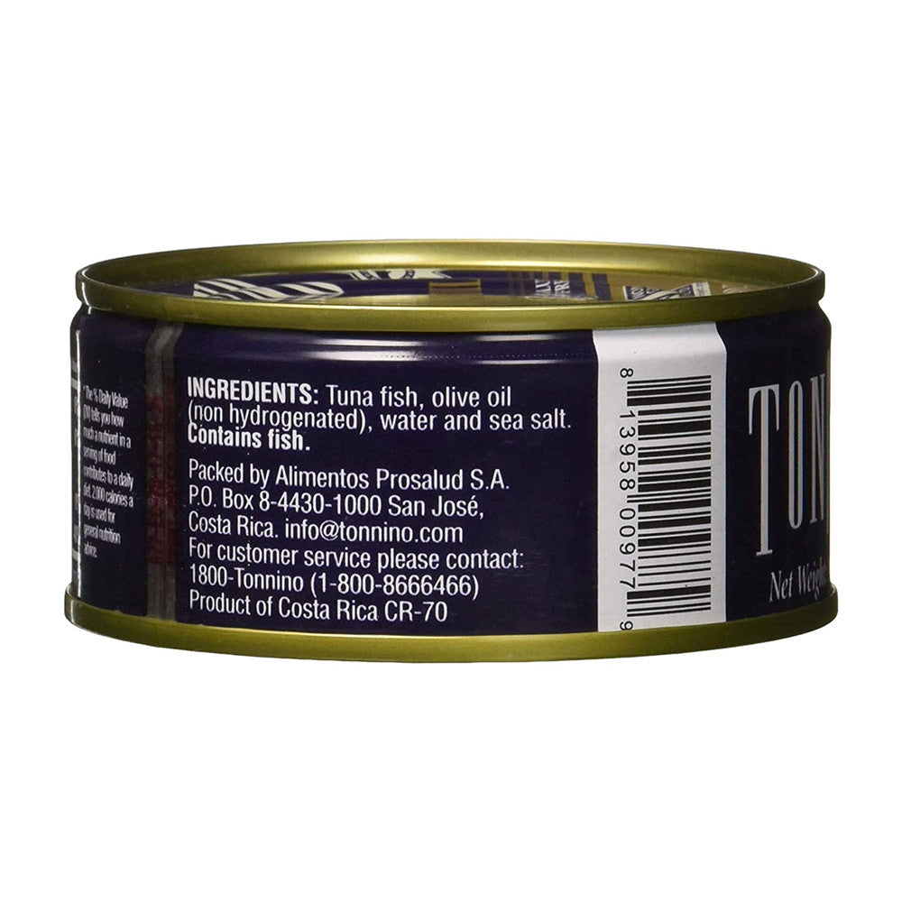 Tonnino Yellowfin Tuna Solid Pack in Olive Oil, 4.9 Oz