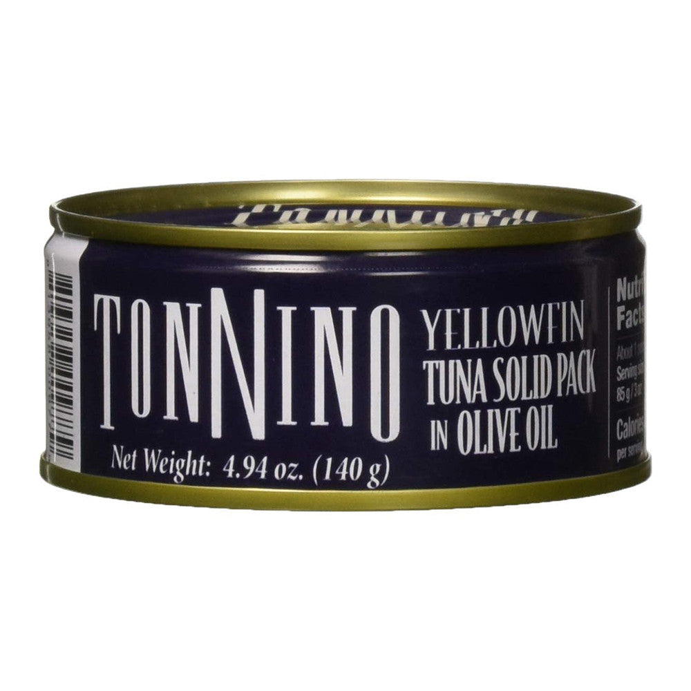 Tonnino Yellowfin Tuna Solid Pack in Olive Oil, 4.9 Oz