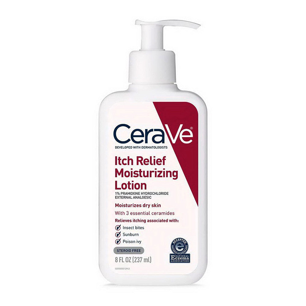Cerave Itch Relief Moisturizing Lotion Relief skin irritations 8 Oz