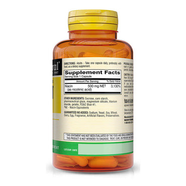 Mason Natural Niacin 500 Mg Extended Release Capsules - 60 Ea