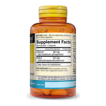Mason Natural Pure Power Dhea 50 Mg Capsules, Double Strength - 30 Ea